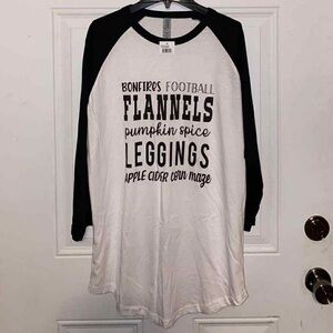 Black and White Graphic Women's Shirt